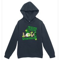 Preschool Teacher St Patricks Day PreK Shenanigans LOVE Urban Pullover Hoodie