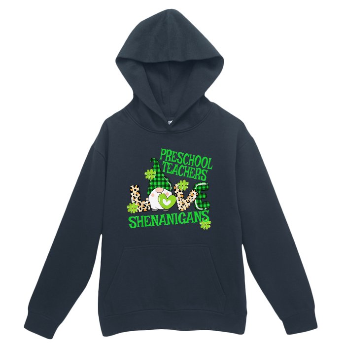 Preschool Teacher St Patricks Day PreK Shenanigans LOVE Urban Pullover Hoodie