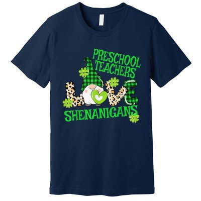 Preschool Teacher St Patricks Day PreK Shenanigans LOVE Premium T-Shirt