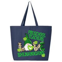 Preschool Teacher St Patricks Day PreK Shenanigans LOVE 25L Jumbo Tote