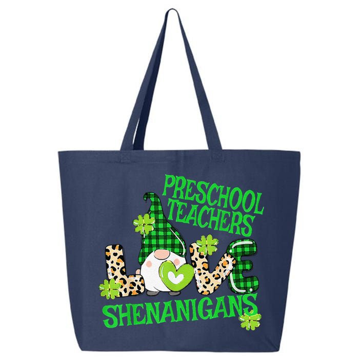 Preschool Teacher St Patricks Day PreK Shenanigans LOVE 25L Jumbo Tote