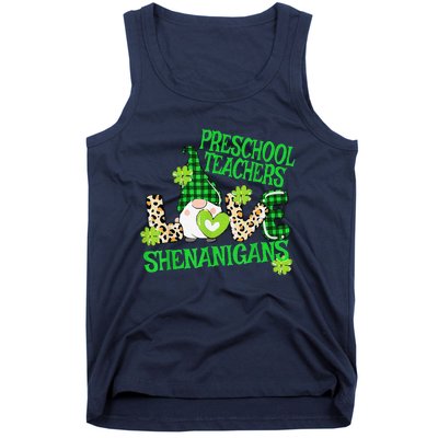 Preschool Teacher St Patricks Day PreK Shenanigans LOVE Tank Top