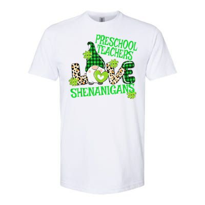 Preschool Teacher St Patricks Day PreK Shenanigans LOVE Softstyle® CVC T-Shirt