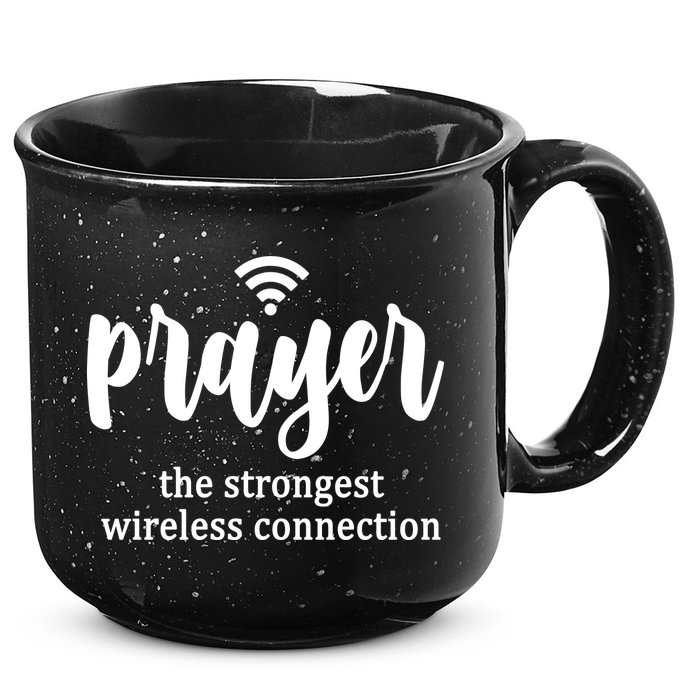 Prayer The Strongest Wireless Connection 15oz Campfire Ceramic Mug