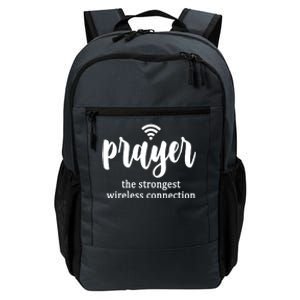 Prayer The Strongest Wireless Connection Daily Commute Backpack