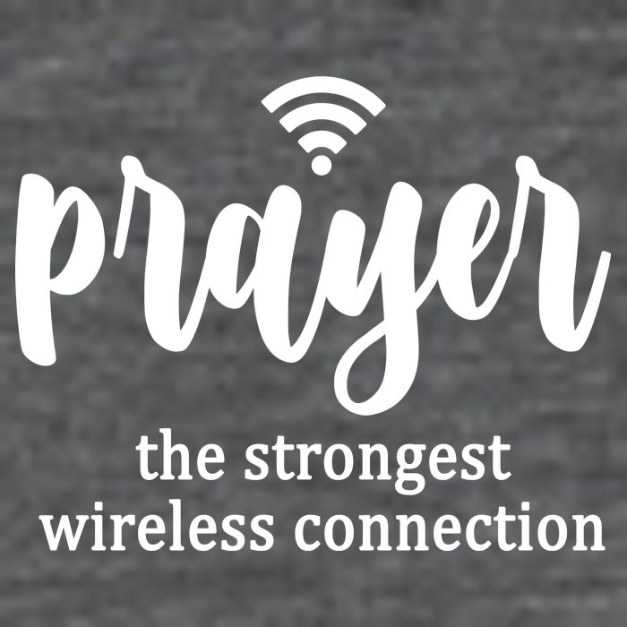 Prayer The Strongest Wireless Connection 7-Panel Snapback Hat