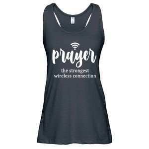 Prayer The Strongest Wireless Connection Ladies Essential Flowy Tank