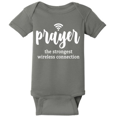 Prayer The Strongest Wireless Connection Baby Bodysuit