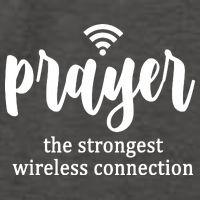 Prayer The Strongest Wireless Connection Vector Backpack