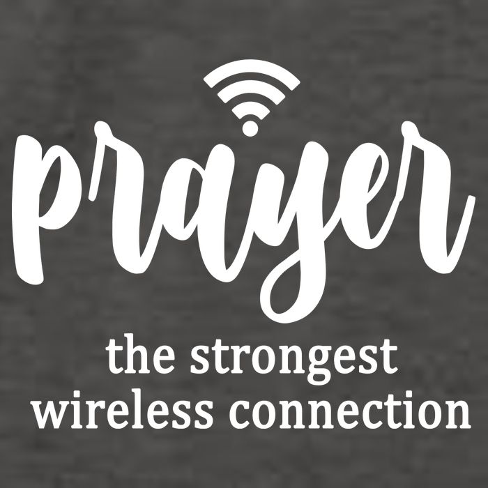Prayer The Strongest Wireless Connection Vector Backpack