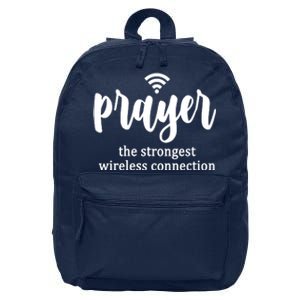 Prayer The Strongest Wireless Connection 16 in Basic Backpack