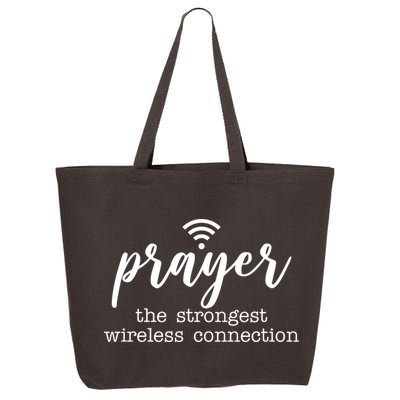 Prayer The Strongest Wireless Connection 25L Jumbo Tote