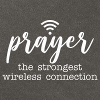 Prayer The Strongest Wireless Connection Cotton Canvas Backpack