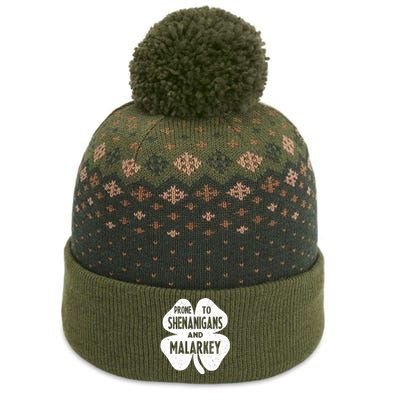 Prone To Shenanigans And Malarkey Happy St Patricks Day The Baniff Cuffed Pom Beanie