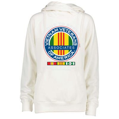 Proud To Serve Vietnam Veterans Associates Of America Meaningful Gift Womens Funnel Neck Pullover Hood