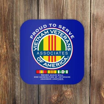 Proud To Serve Vietnam Veterans Associates Of America Meaningful Gift Coaster