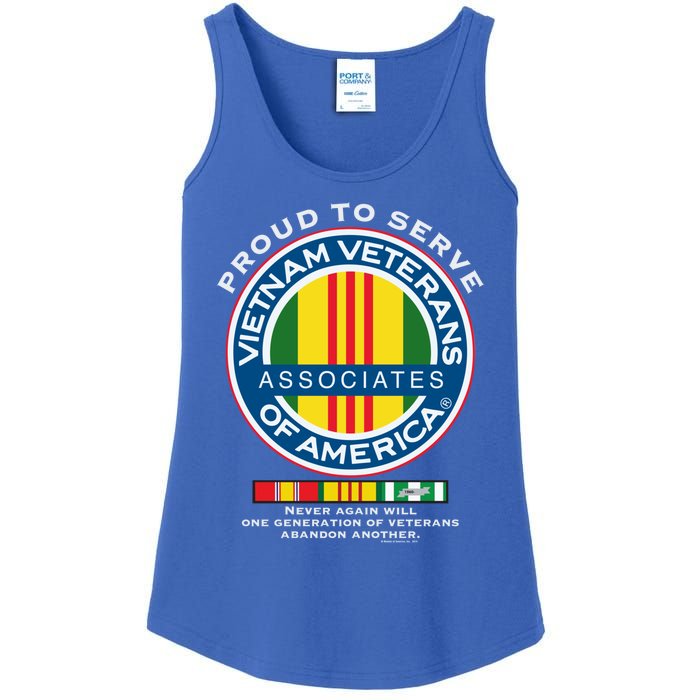 Proud To Serve Vietnam Veterans Associates Of America Meaningful Gift Ladies Essential Tank