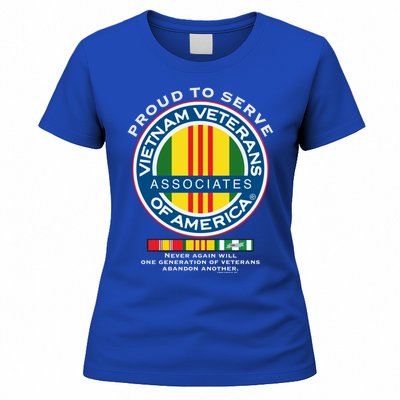 Proud To Serve Vietnam Veterans Associates Of America Meaningful Gift Women's T-Shirt