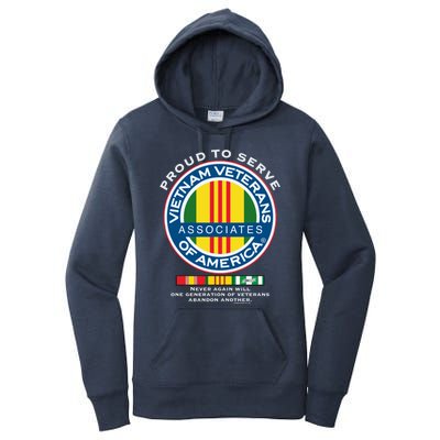 Proud To Serve Vietnam Veterans Associates Of America Meaningful Gift Women's Pullover Hoodie