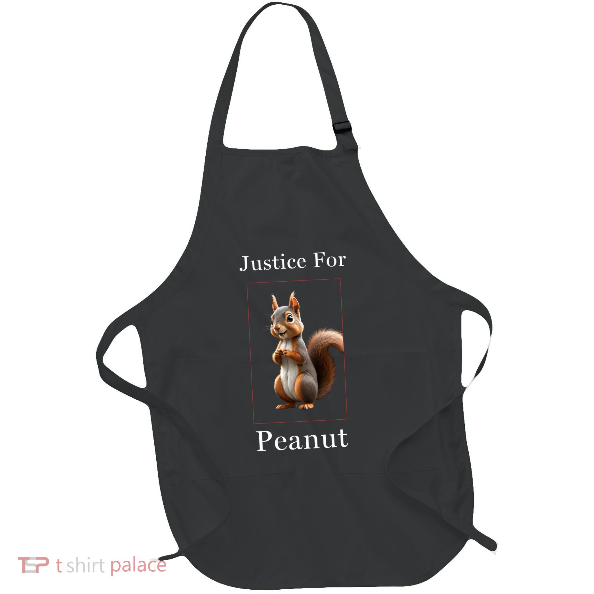 Peanut The Squirrel Full-Length Apron With Pockets