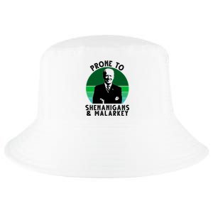 Prone To Shenanigans And Malarkey Funny Joe Biden Cool Comfort Performance Bucket Hat