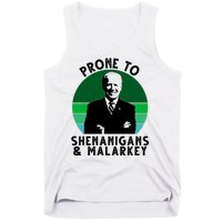 Prone To Shenanigans And Malarkey Funny Joe Biden Tank Top