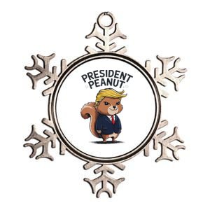 Peanut The Squirrel Justice For Peanut Peanut Trump Metallic Star Ornament