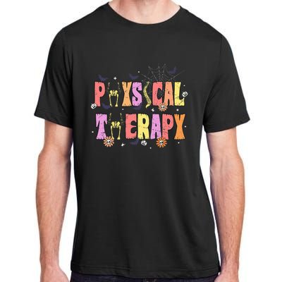 Physical Therapy Spooky Halloween Physical Therapist Adult ChromaSoft Performance T-Shirt