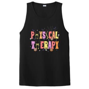 Physical Therapy Spooky Halloween Physical Therapist PosiCharge Competitor Tank