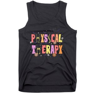 Physical Therapy Spooky Halloween Physical Therapist Tank Top