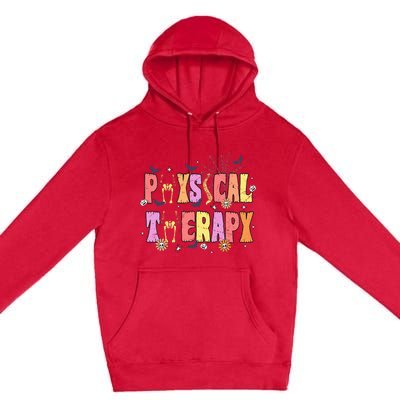 Physical Therapy Spooky Halloween Physical Therapist Premium Pullover Hoodie