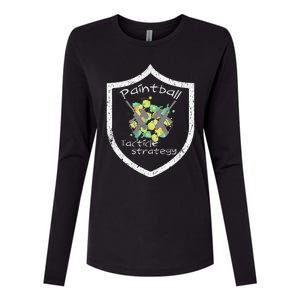 Paintball Tactile Strategy For Paintballers Womens Cotton Relaxed Long Sleeve T-Shirt