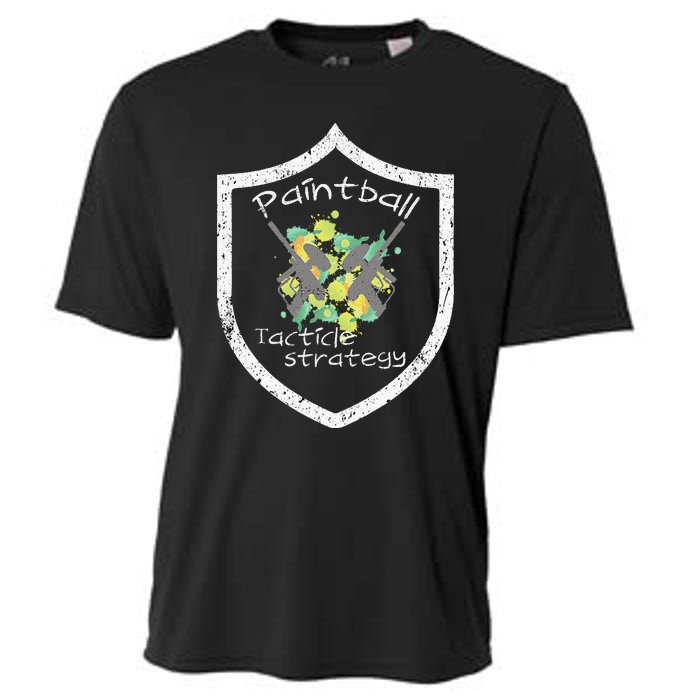 Paintball Tactile Strategy For Paintballers Cooling Performance Crew T-Shirt