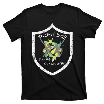 Paintball Tactile Strategy For Paintballers T-Shirt