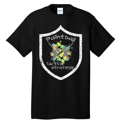 Paintball Tactile Strategy For Paintballers Tall T-Shirt