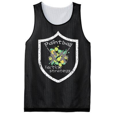 Paintball Tactile Strategy For Paintballers Mesh Reversible Basketball Jersey Tank