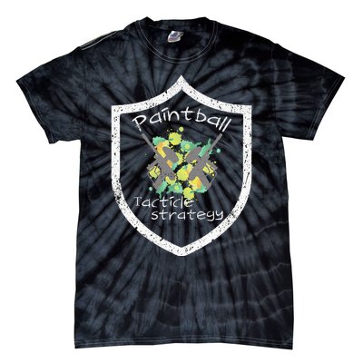 Paintball Tactile Strategy For Paintballers Tie-Dye T-Shirt