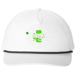 Prone To Shenanigans And Malarkey St Patricks Day Snapback Five-Panel Rope Hat