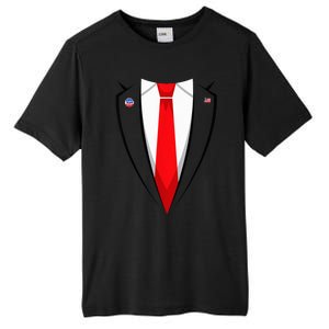 President Trump Suit Halloween Lazy Costume Flag Tall Fusion ChromaSoft Performance T-Shirt