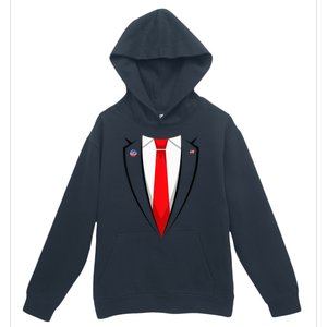 President Trump Suit Halloween Lazy Costume Flag Urban Pullover Hoodie