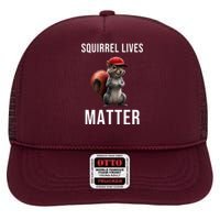 Peanut The Squirrel High Crown Mesh Back Trucker Hat