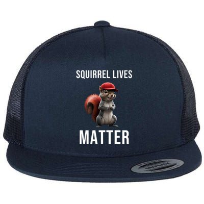 Peanut The Squirrel Flat Bill Trucker Hat