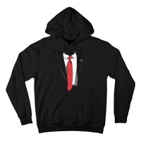 President Trump Suit Illustration Tie Lovers Hoodie