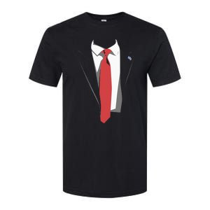 President Trump Suit Illustration Tie Lovers Softstyle CVC T-Shirt