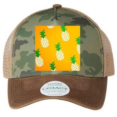 Pineapple Tropical Summer Legacy Tie Dye Trucker Hat