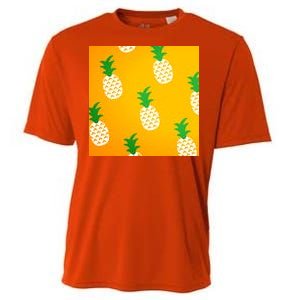 Pineapple Tropical Summer Cooling Performance Crew T-Shirt