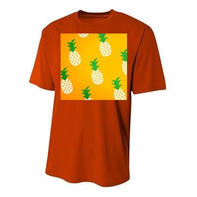 Pineapple Tropical Summer Performance Sprint T-Shirt