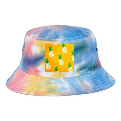 Pineapple Tropical Summer Tie Dye Newport Bucket Hat