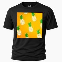 Pineapple Tropical Summer Cooling Performance Crew T-Shirt