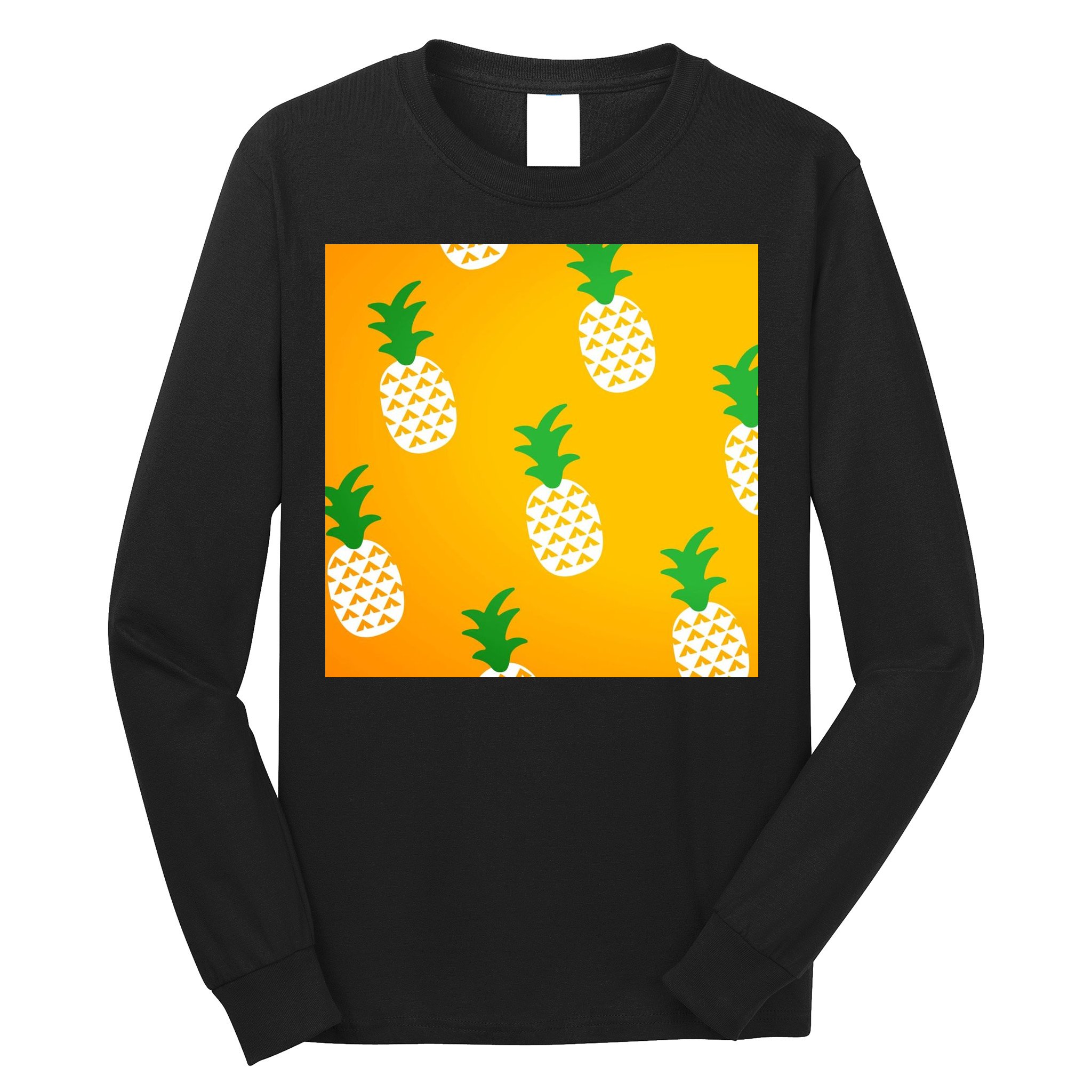 Pineapple Tropical Summer Long Sleeve Shirt